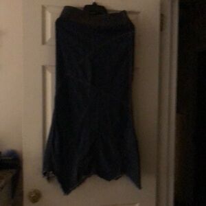 dress worn once last year. Urban outfitters small petite. Light weight blue Jean